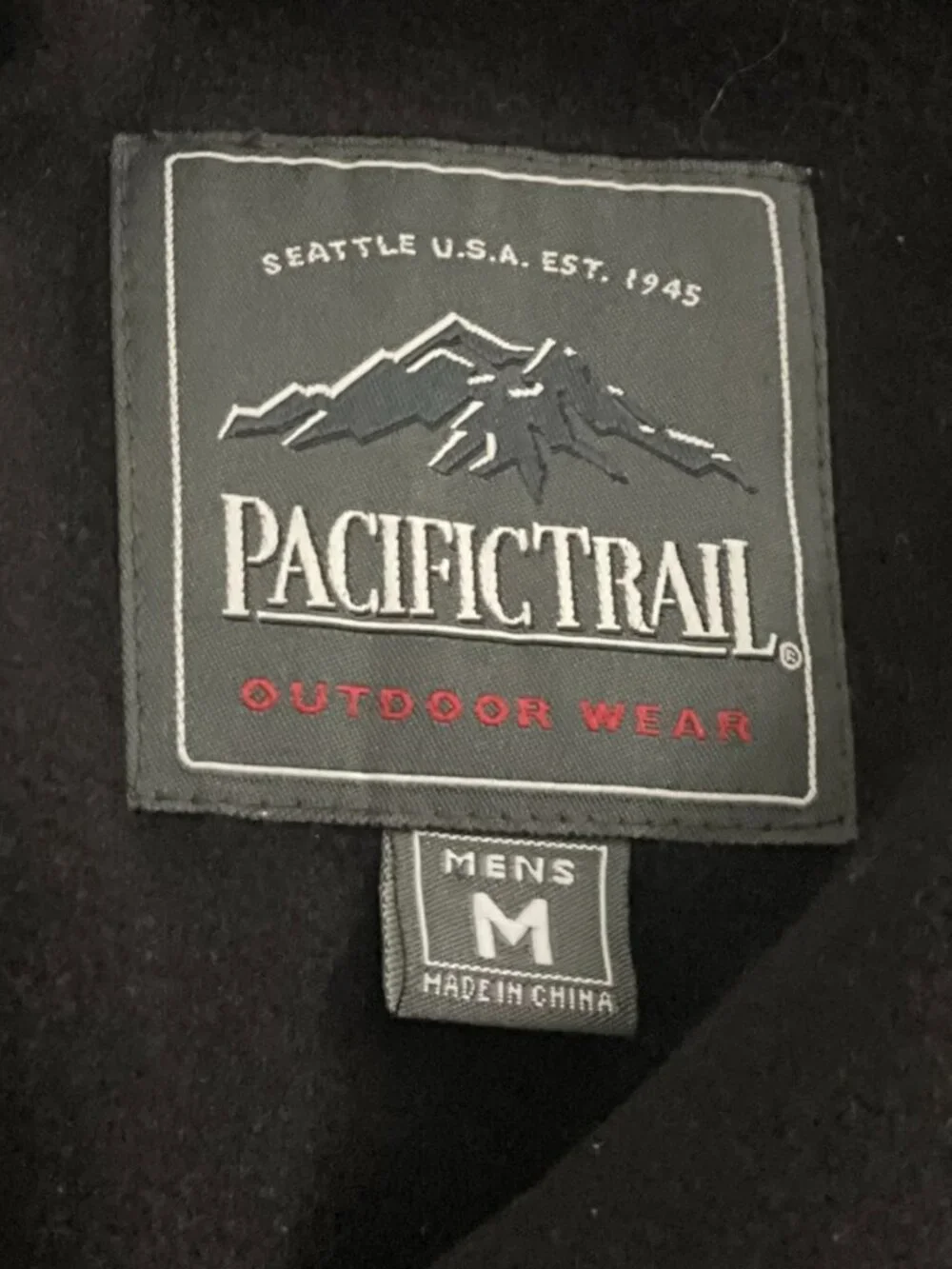 Pacific Trail Thick Warm Winter Coat Men's Medium Blue